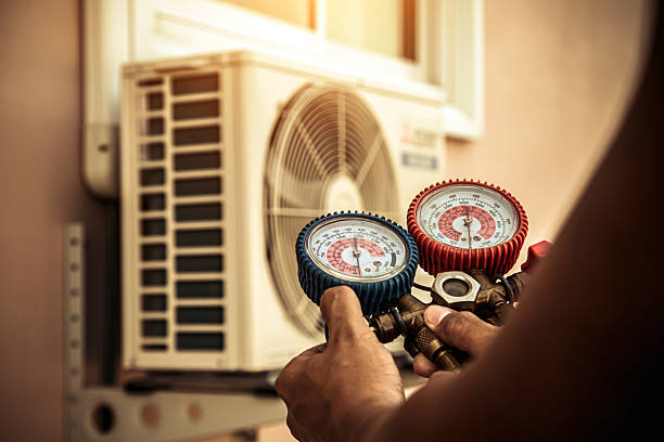 Professional Ductwork Repair technician working in Morganville, NJ